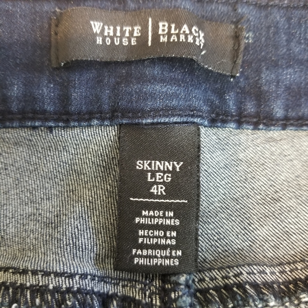 White House Black Market Dark Wash Jeans - Picture 9 of 11